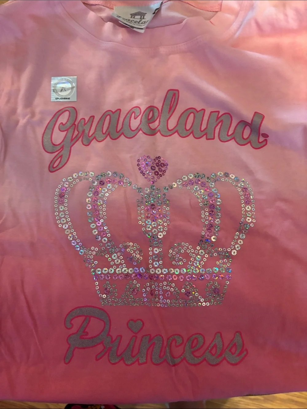 Graceland Pink Princess Short Sleeve Tee